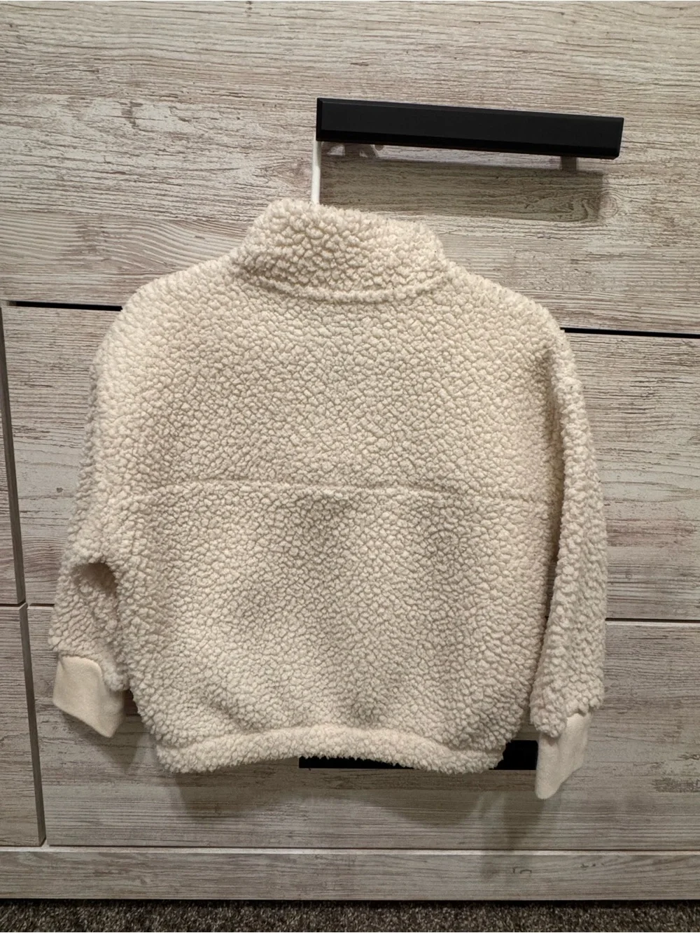 GAP Baby Cream Sherpa Zip-Up Jacket
